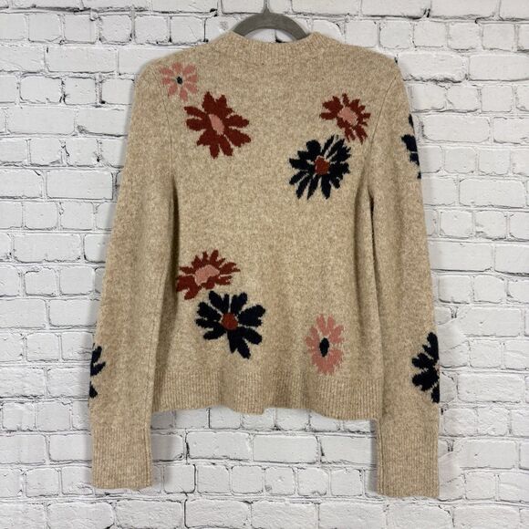 Rails Womens Millie Cardigan Sweater in Mauve Meadow Size S with Wool Boho Cozy - Picture 8 of 9